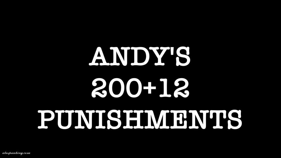 online clip 10 foot domination bdsm fetish porn | Andy Moon 200 Plus 12 Punishments, Pajamas, OTK | bdsm