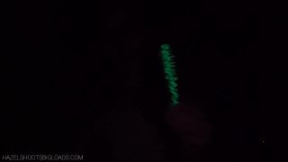 Hazelshootsbigloads - GLOW IN THE DARK ANAL FUN! POV - Anal Training, amadahy femdom on femdom porn 