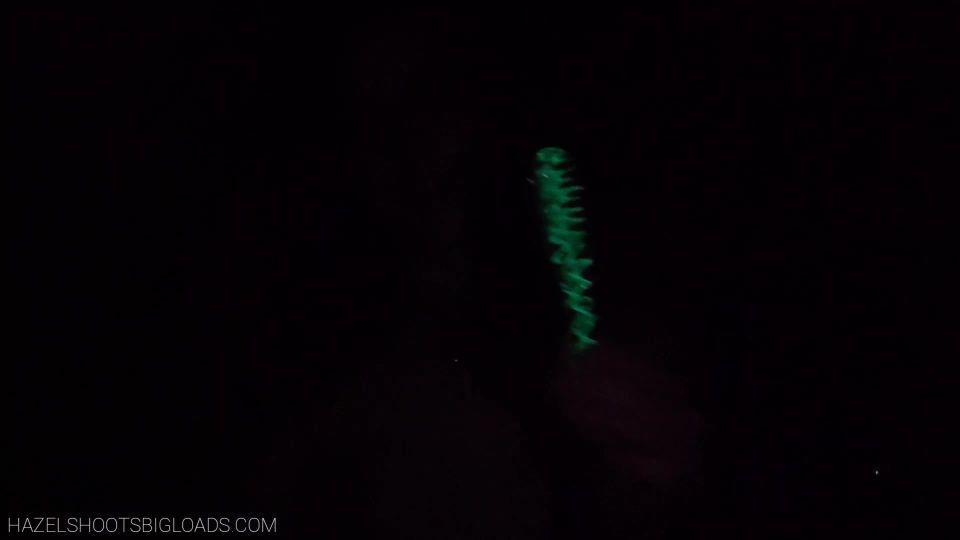 Hazelshootsbigloads - GLOW IN THE DARK ANAL FUN! POV - Anal Training, amadahy femdom on femdom porn 