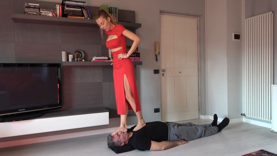 online porn clip 13 Divine Goddess Gabriella - A new face stomping system - INHUMAN face standing face trampling face stomping NON STOP , hypno fetish on feet porn 