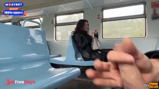 [GetFreeDays.com] Public Handjob on a train Ends in a Blowjob from a Stranger - Public Cumwalk Sex Leak March 2023