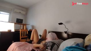 Sexy Latina cleans the house naked. Brunette hairy pussy, big tits, big ass.