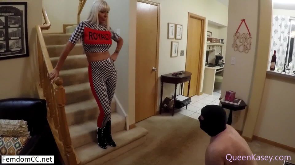 free porn clip 32 encasement fetish QueenKasey - First Time Ballbusting, slave on fetish porn