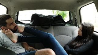 online video 49 britney amber femdom Emily Foxx – Smelling My Socks And Worship My Feet In The Car, fetish on fetish porn