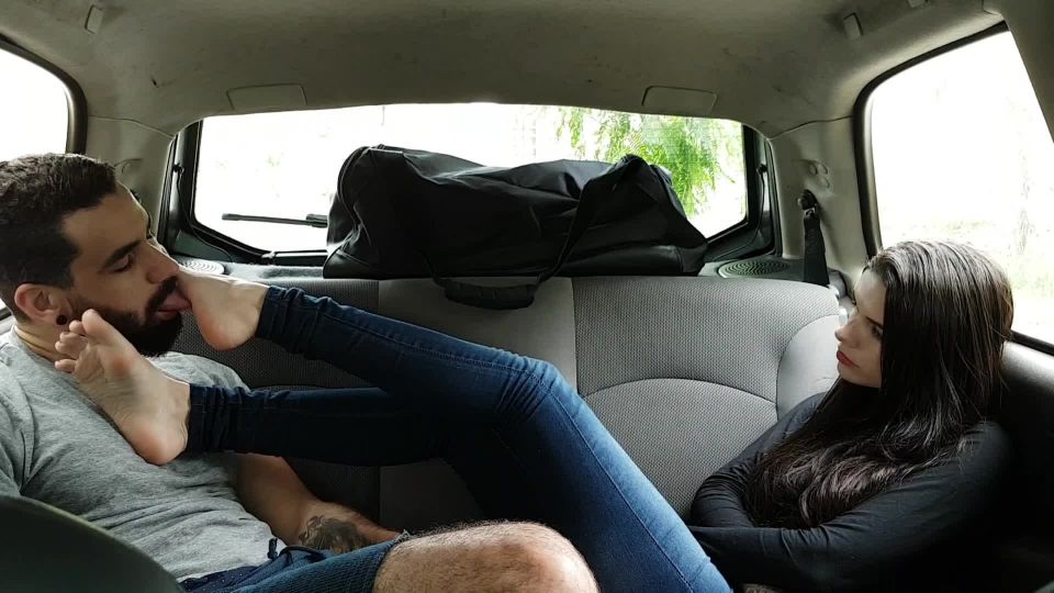 online video 49 britney amber femdom Emily Foxx – Smelling My Socks And Worship My Feet In The Car, fetish on fetish porn