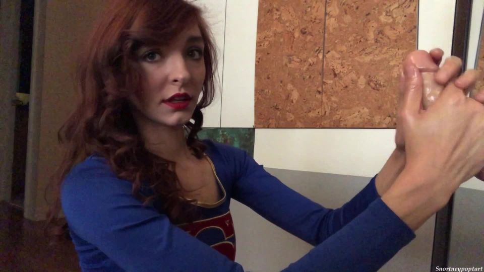 Snortneypoptart – Supergirl Saves Your Cock Short Version 1920×1080 HD SmallTits!