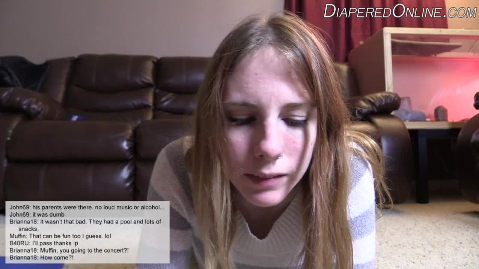 Diaperedonline2Muffin Muffin Diapered Embarrassed in Chat