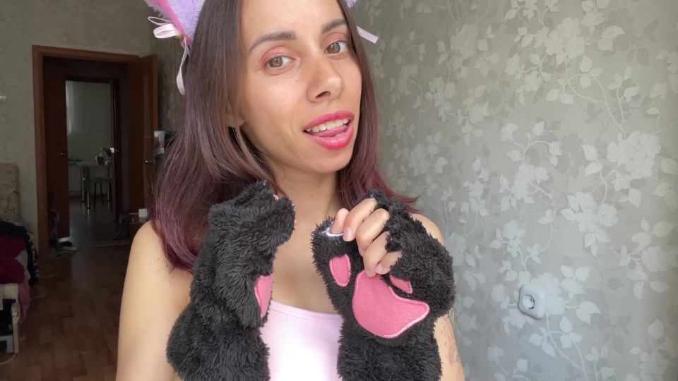 free adult video 31 fetish island Pantera Nika – Horny Cat Girl Shows Her Pretty Face and Really Long Tongue, lips on femdom porn