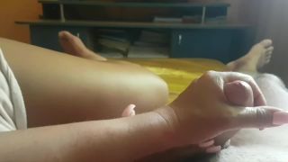 Mom Playing With Stepson Dick Until Cum Many Times In Her Hand 1080p