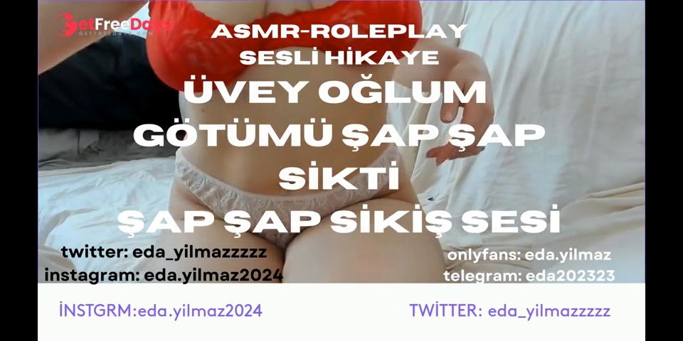 [GetFreeDays.com] ASMR-ROLEPLAY-SESL HKAYE-VEY OLUM GTM AP AP SKT-TURK MLF-UVEY ANNE-UVEY OUL-TURK ANAL Sex Film March 2023