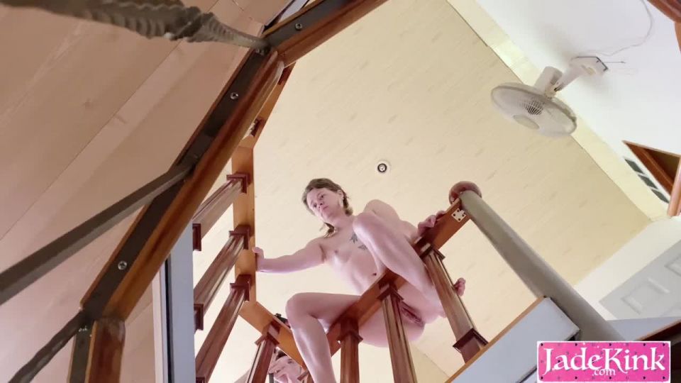 porn video 18 JadeKink.com -  Jade Kink - Death Fuck Over Stairs, lesbian bdsm licking on amateur porn 