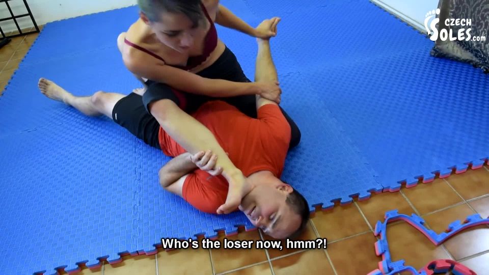 Czech SolesWrestling Foot Domination And Humiliation (Footdom, Mixed Fight, Victory Pose, Trampling, Sexy Feet) - 1080p