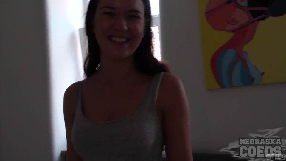 Young Looking 23yo Santana Does Her First Ever Casting Couch SmallTits