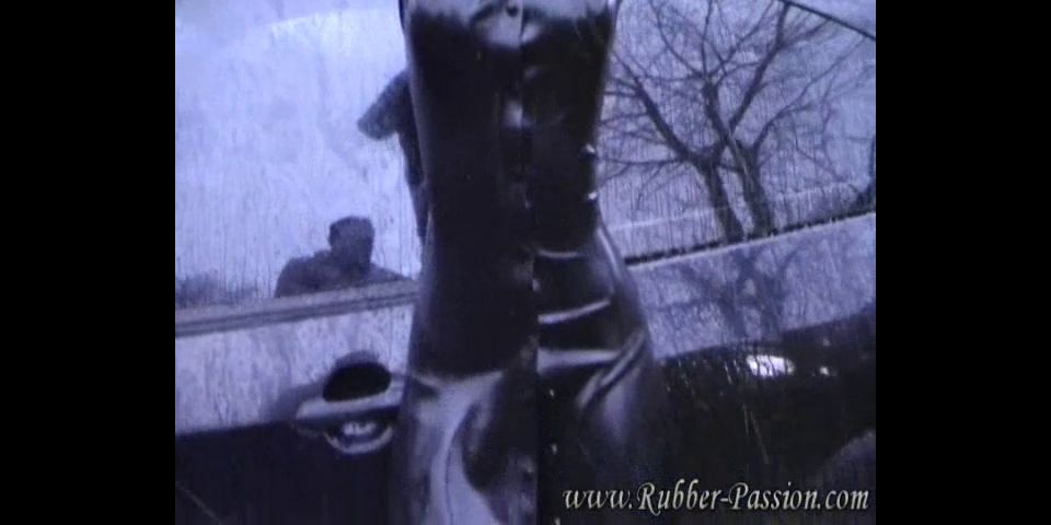 Ducha de lluvia de goma.