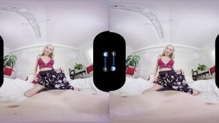 Kat Dior in Risky Business, porn blonde lingerie on virtual reality 