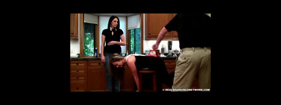Riley and Jordyn Spanked with the Belt (Part 2 of 2)