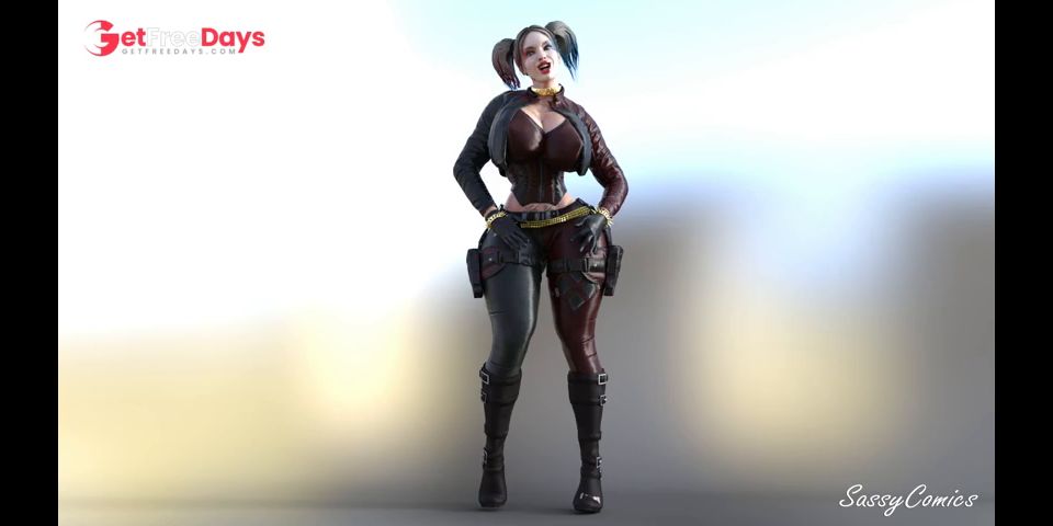 The Joker Fuck Harley Quinn - Massive Cock ANAL - sassyComics