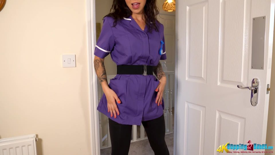 BoppingBabes - Miah S - Nympho Nurse pantyhose BoppingBabes