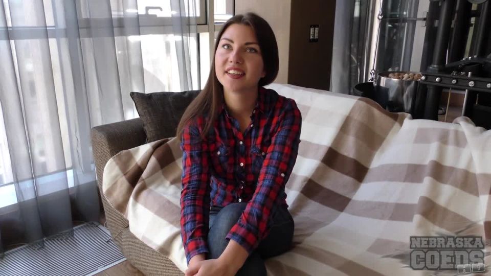 19yo Ella Nervously Doing Her First Ever Video solo Ella