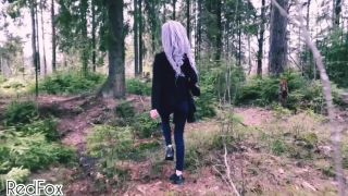 curvy babes RedFox XXX - Outdoors Blowjob Teenage Nympho In The Forest Gets Cum On Face Red Fox , teen on babe