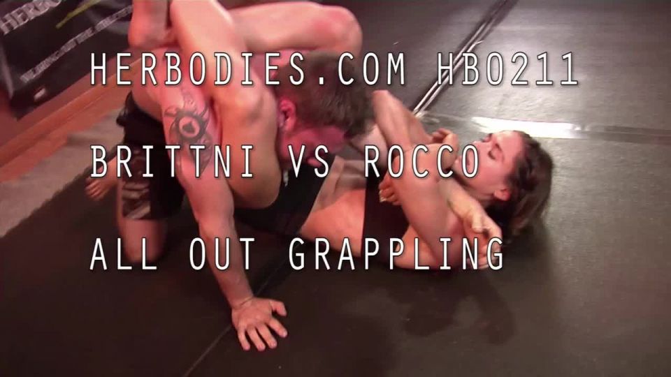 HerBodies - Brittni vs Rocco in Mixed Grappling - wrestling on bdsm porn