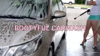 big ass milf home Oxana Shy - Public Nude at Carwash 2 , exhibitionism on big ass