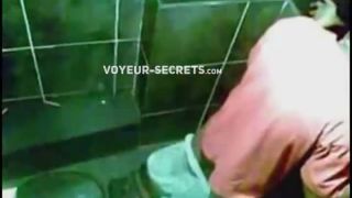 Cheating girl caught in a  toilet