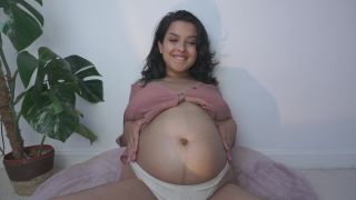 mayapetite Cum On My Pregnant Belly (Fetish porn)