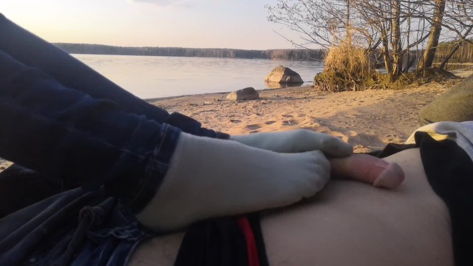 free adult video 8 femdom male chastity femdom porn | Public Footjob And Socksjob On The Beach 1080p – Oksifootjob | oksifootjob