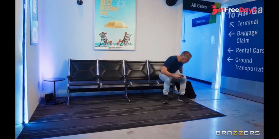 Airport Security Leaves No Dick Unsucked - XWife Karen, The Dan Dangler, Mick Blue