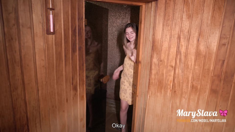 online clip 32 MarySlava - Fucked Hard a Lustful Stranger Girl in Public Sauna , bug crush fetish on amateur porn 