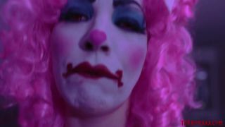 Clown girl savagely ass fucked and tonted by master
