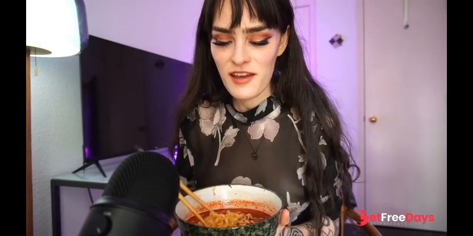 [GetFreeDays.com] Ultimate Spicy Noodle Challenge Tears, Sweat, and mouth on fire  Adult Clip January 2023