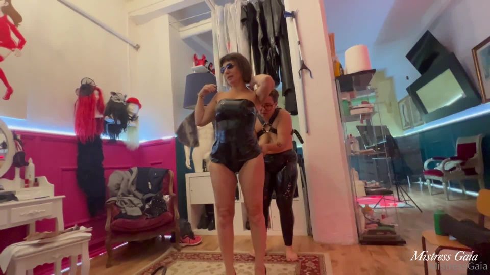 free xxx video 30 Mistress Gaia: Make My Latex Shiny on fetish porn femdom empire strapon