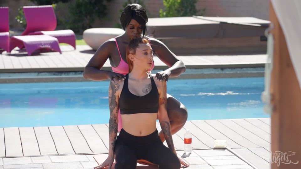 adult clip 46 Billie Beaumont, Alpha Wolfe, Ana Andrews - Yoga Fuckery [Full HD 1.13 GB] - interracial - shemale porn tights fetish