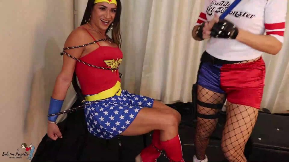 adult video 32 Sabrina Prezotte, Adriana Rodrigues - Harley Quinn & Wonder Woman on anal porn redtube anal