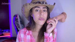 M@nyV1ds - Salmakia - Cowgirl sucking and playing with a cock