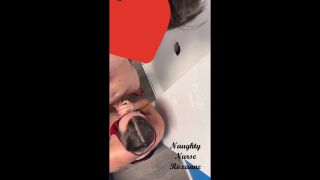 Naughty Nurse Roxanne - Behind The Scenes - Friend Fluffing for Realhotwife4u