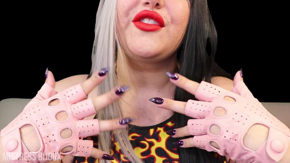 porn clip 29 Mistress Bijoux – Motorcycle Gloves Worship on fetish porn femdom breath control
