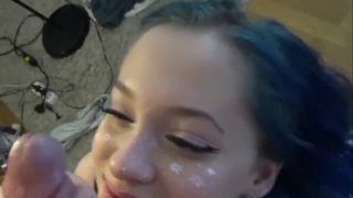 10792 Blue haired pixie cosplay nympho fuck cum slut - homemade - femdom porn amateur wife tube