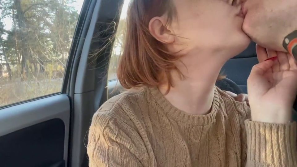 Student Amateur Blowjob In Car In Public Redhead