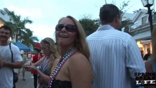 Fantasy Fest Girls Getting Wild and Crazy for Beads Milf!