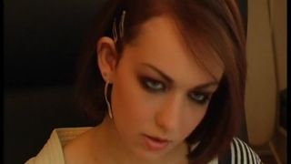 A shy French teen girl masturbating and dildo video Dildo!