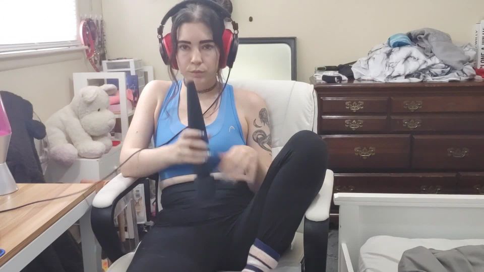 online xxx clip 4 vanessa blue femdom LilRedVelvet – Cumming To Music Wearing Headphones, dirty talking on pov