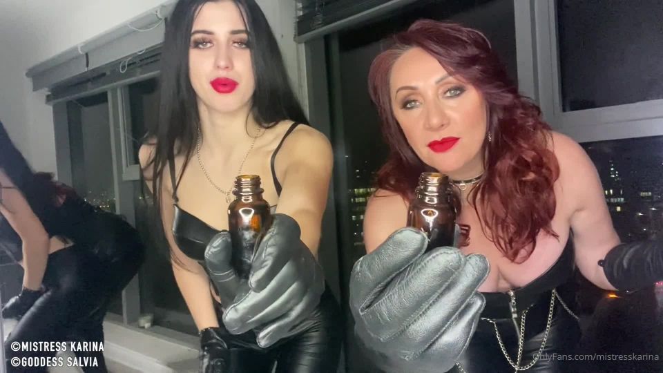 xxx video clip 7 MEAN KARINA KALASHNIKOVA – Mistress Karina – Leather Goddesses Poppers Intox, big booty femdom on fetish porn 