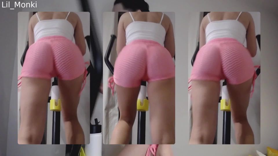 online video 8 find your fetish Lil Monki – Cardio Training on Elliptical Machine, joi on big ass porn