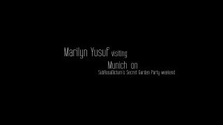 MarilynLatex Marilyn Yusuf Latex Leggings and Catsuit Photoshoot in Munich (mp4)