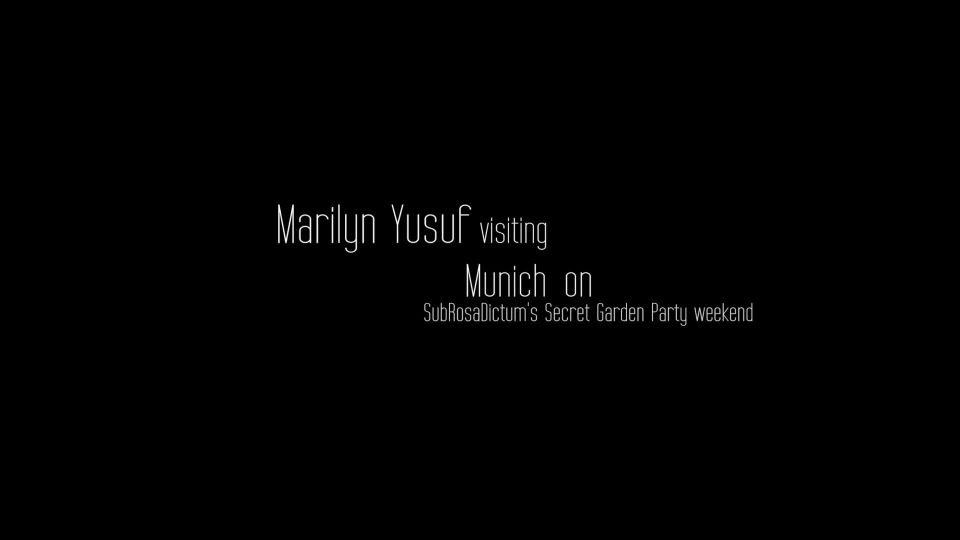 MarilynLatex Marilyn Yusuf Latex Leggings and Catsuit Photoshoot in Munich (mp4)