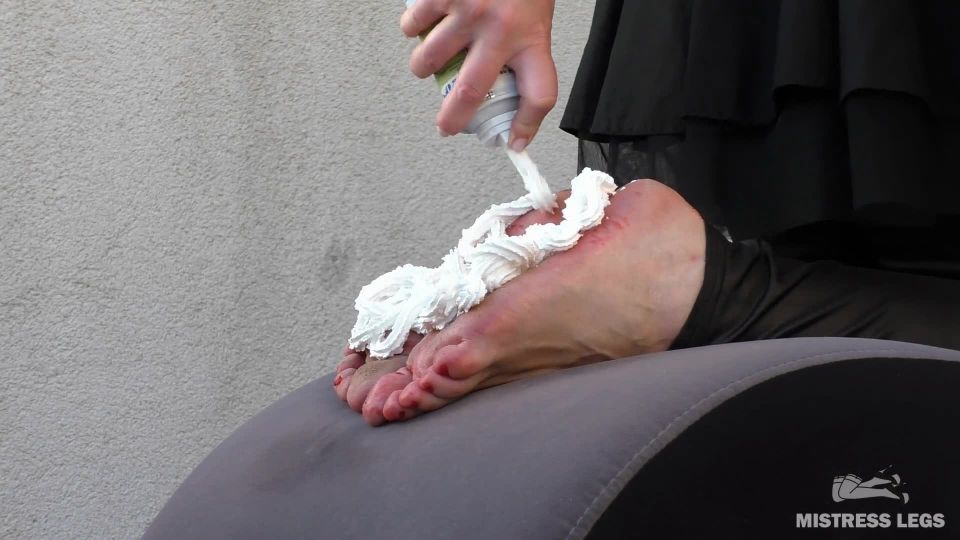 xxx clip 26 Mistress Legs mature femdom feet – Tasty dirty feet licking with whiped cream and squeezed strawsberries - mistress legs - femdom porn foot fetish pornstars