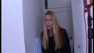 Chubby blond debutante casting in video, dildo, blowjob and fist-fucking